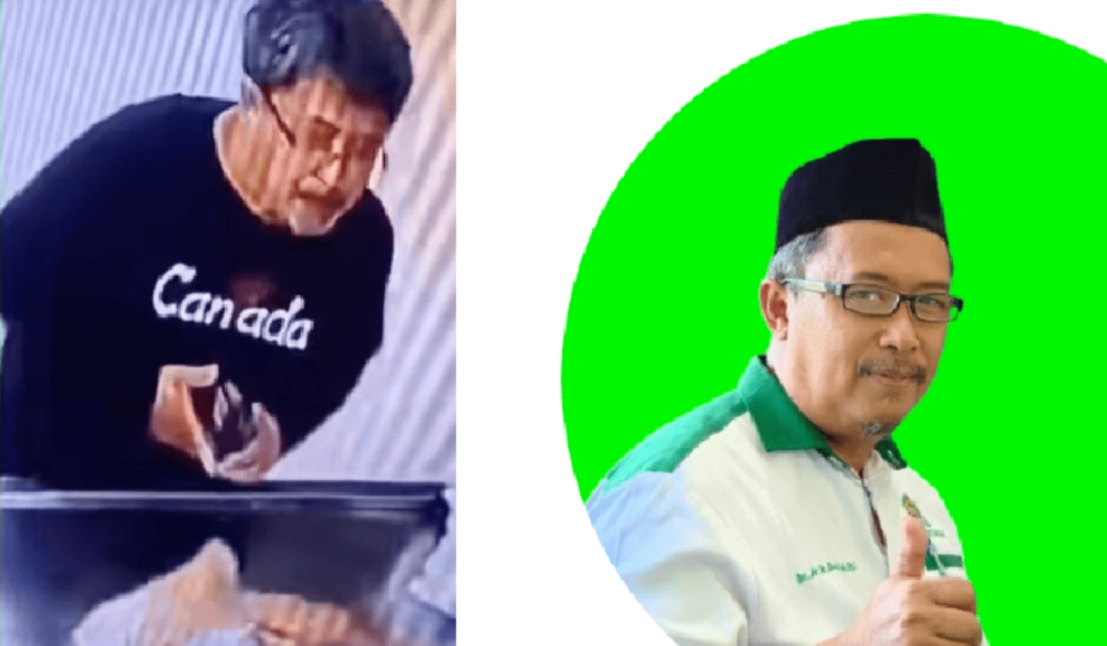 Amal Said Dosen UIM Ludahi Kasir Swalayan. [TikiTok]