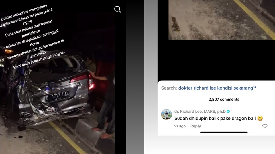 dr. Richard Korban Hoaks Dikabarkan Meninggal Kecelakaan [Instagram]