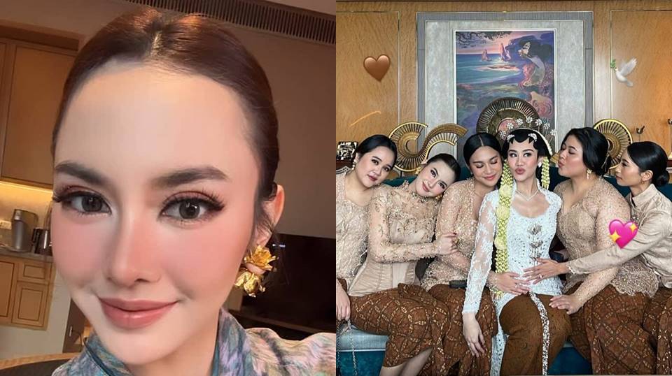 Cantiknya Mahalini Jadi Bridesmaid Aaliyah Massaid, Tapi Ekspresinya Disebut Kurang Pede