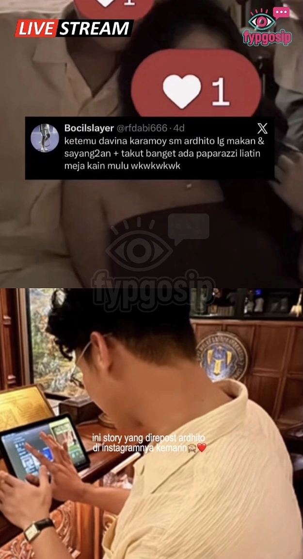 Dugaan Davina Karamoy Dan Ardhito Pramono Ada Di Bali [Instagram]