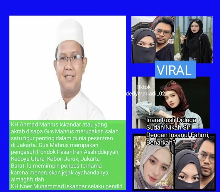 Dugaan Inara Rusli Insanul Fahmi Sudah Nikah Siri (Tiktok)