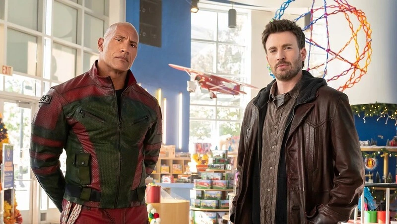 Dwayne Johnson Chris Evans Di Red One Cinemags