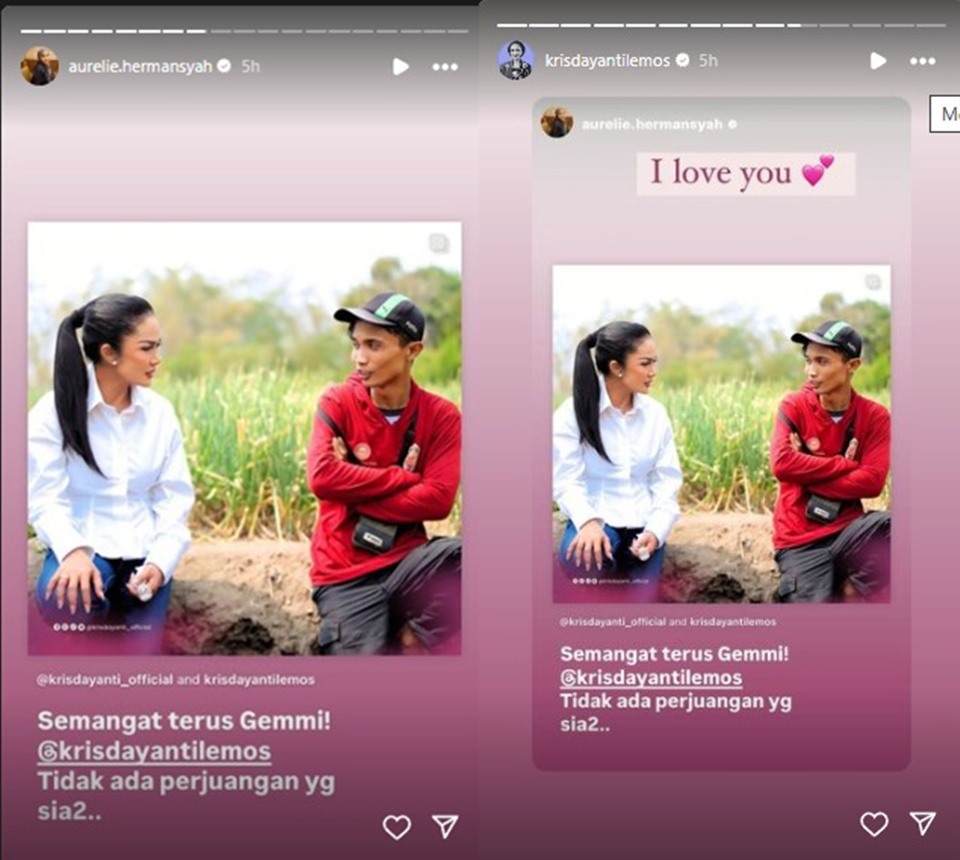 Aurel Hermansyah Semangati Kris Dayanti yang Gagal Jadi Wali Kota Batu