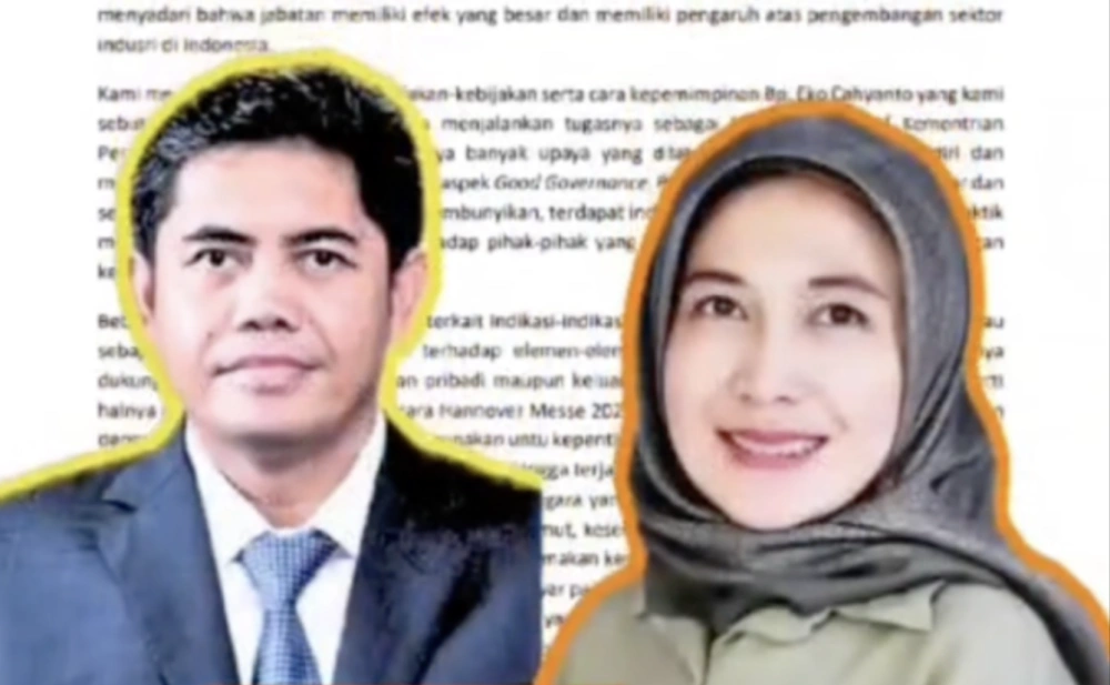 Eko Cahyanto dan istrinya, Irma Dwi Santi. [TikTok/@media24jam2]
