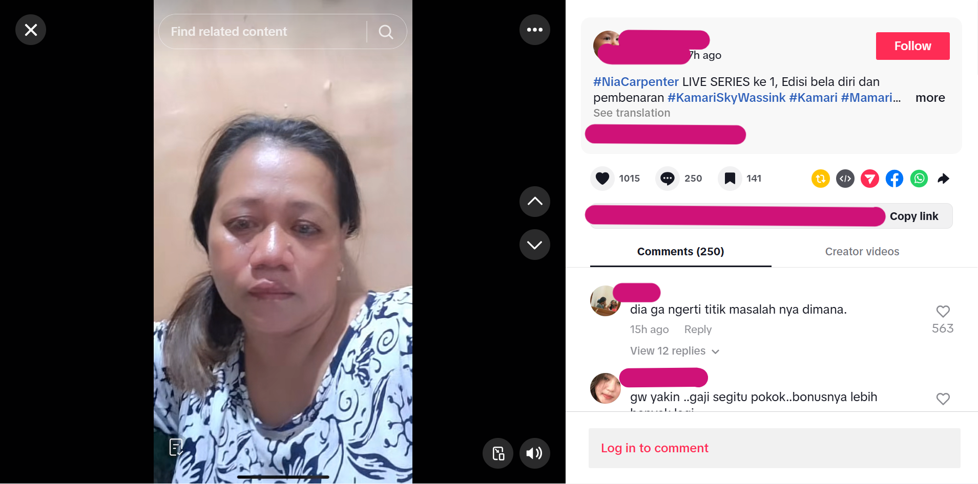 Eks Pengasuh Kamari [Tiktok]