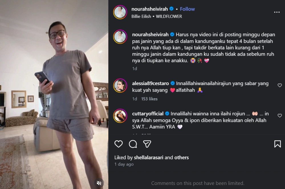 Ekspresi Teuku Rafli Saat Tahu Istrinya Hamil Lagi [Sumber: Instagram]