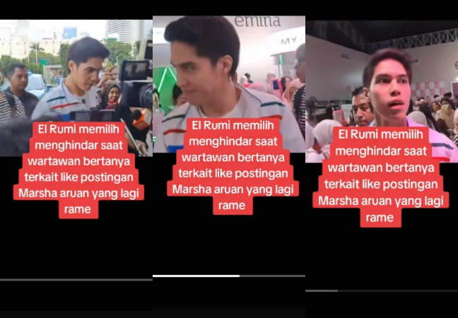 El Rumi Bungkam Saat Ditanya Alasan Like Video Marsha Aruan Cc Tiktok