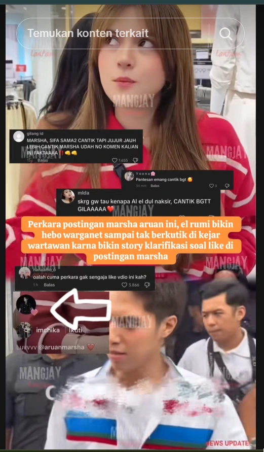 El Rumi Like Video Marsha Aruan Cc Tiktok
