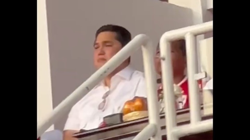 Erick Thohir Nangis Nonton Indonesia vs Australia [Instagram]
