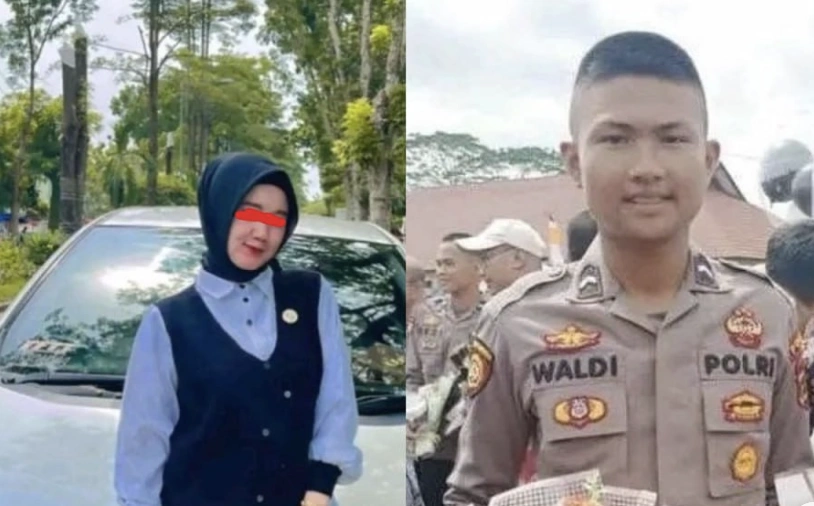 Erni Yuniati Dosen Di Jambi dan Waldi Pelaku Pembunuhan. [Instagram]