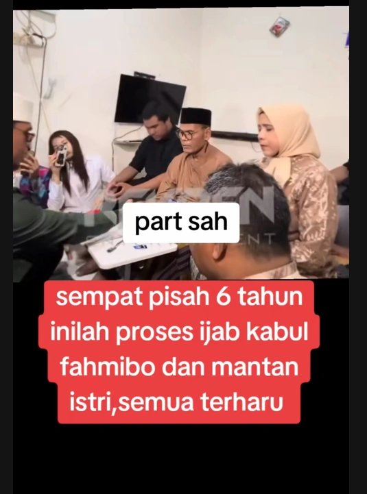 Fahmi Bo Iijab Kabul Nikahi Mantan Istri Cc Tiktok
