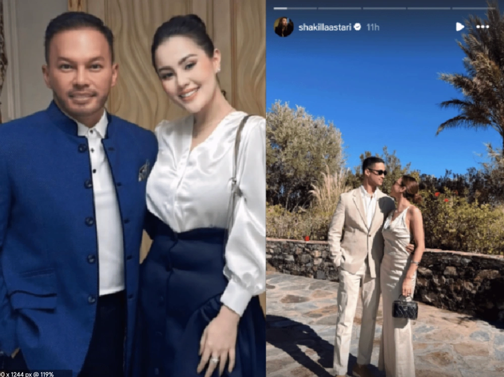 Faisal Haris bersama Jennifer Dunn (kiri) dan Shakilla Astari dengan Salim Nauderer. [Instagram]