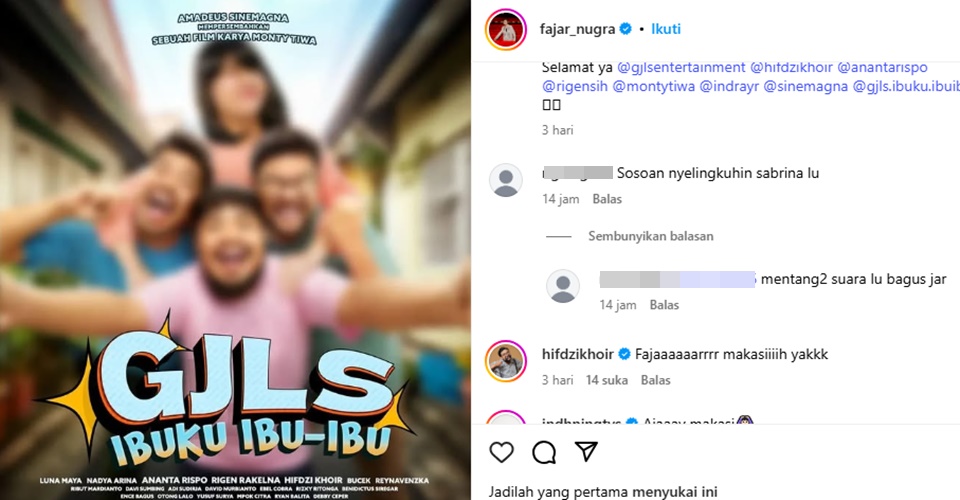 Fajar Nugra Salah Dikira Fajar Noor [Instagram]