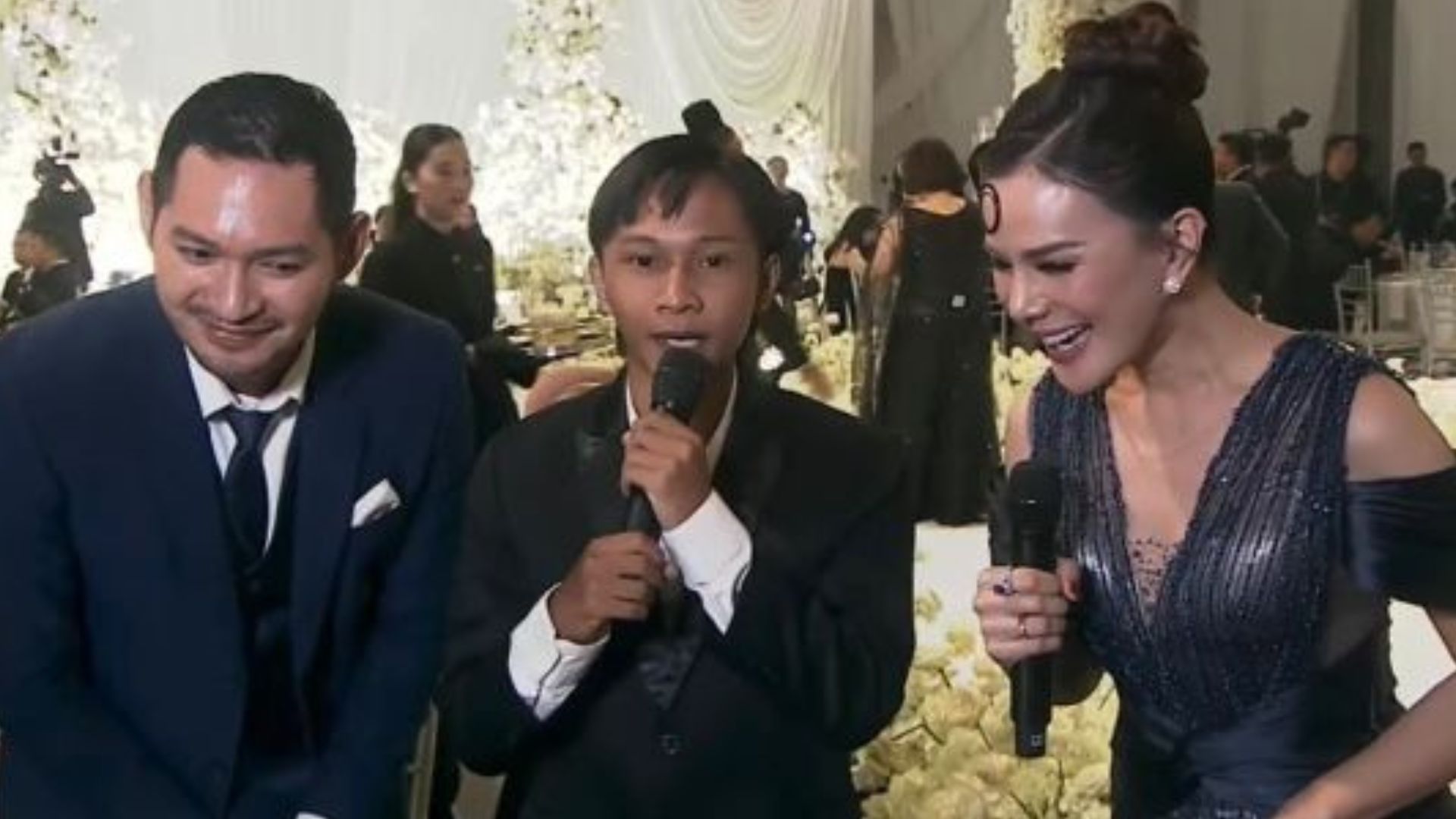 Fajar Sadboy di Pernikahan Amanda Manopo dan Kenny Austin (YouTube)
