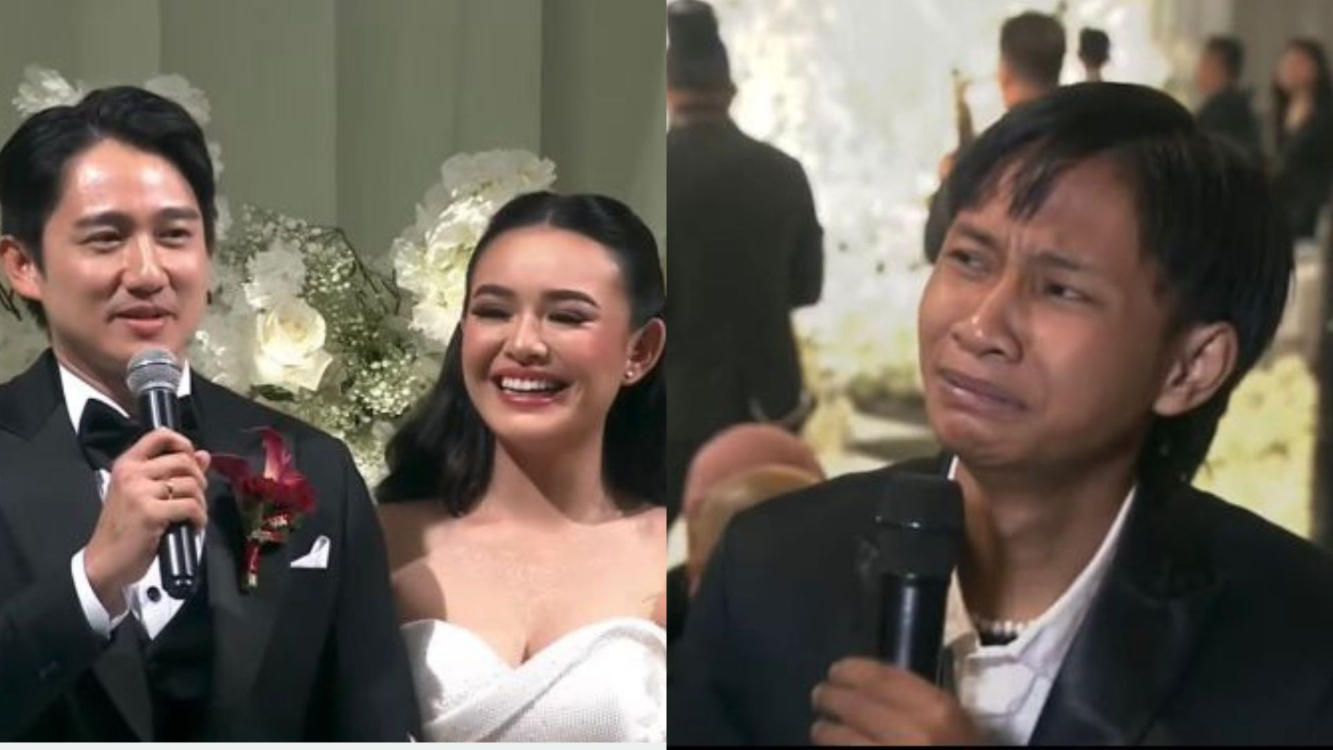 Momen Kocak Fajar Sadboy di Pernikahan Amanda Manopo dan Kenny Austin