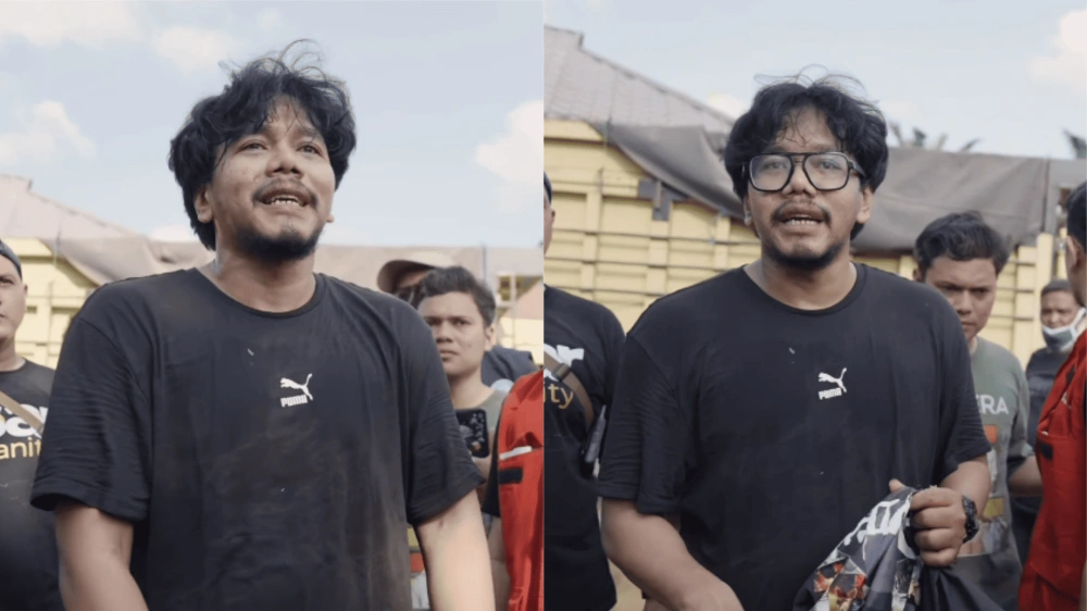 Ferry Irwandi Tak Kuasa Menahan Tangis [Sumber: Instagram]