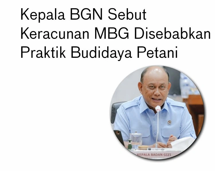 Foto Dan Pernyataan Kepala Bgn Soal Keracunan MBG (Instagram)
