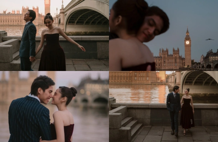 Foto El Rumi Dan Syifa Hadju Prewedding [sumber: Instagram Thebridestory]