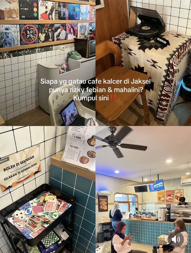 Foto Kafe Ramu Nostalgia Tebet Jaksel (Tiktok)