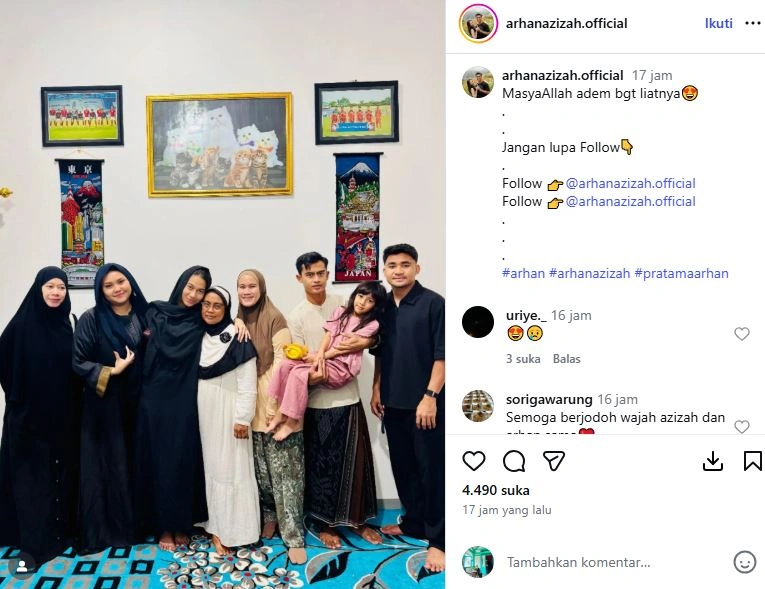 Foto Perdana Azizah Salsha Dan Pratama Arhan Setelah Resmi Bercerai Instagram Arhanazizah Official