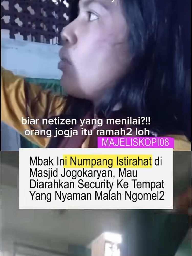 Foto Si Perempuan Yang Marah Marah Di Masjid Jogokariyan (Instagram)
