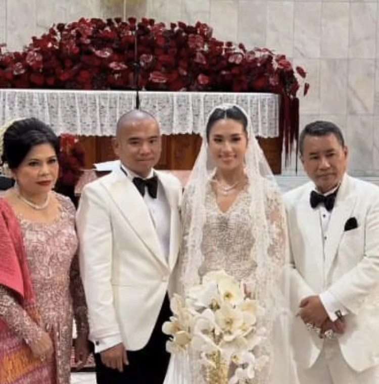 Frank Hutapea Saat Menikah [Instagram]