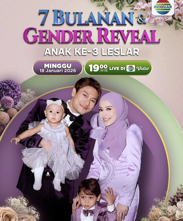 Gender Reveals Anak Ke 3 Leslar Di Indosiar [Instagram]