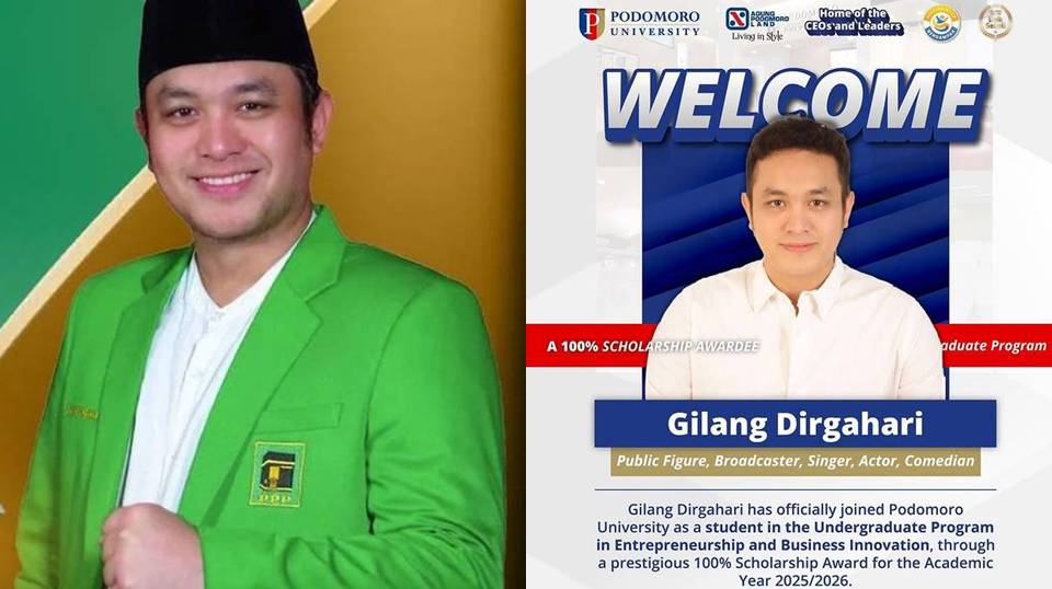 Gilang Dirga Lanjut Kuliah Full Beasiswa Usai 16 Tahun, Demi Ambisi Politik?