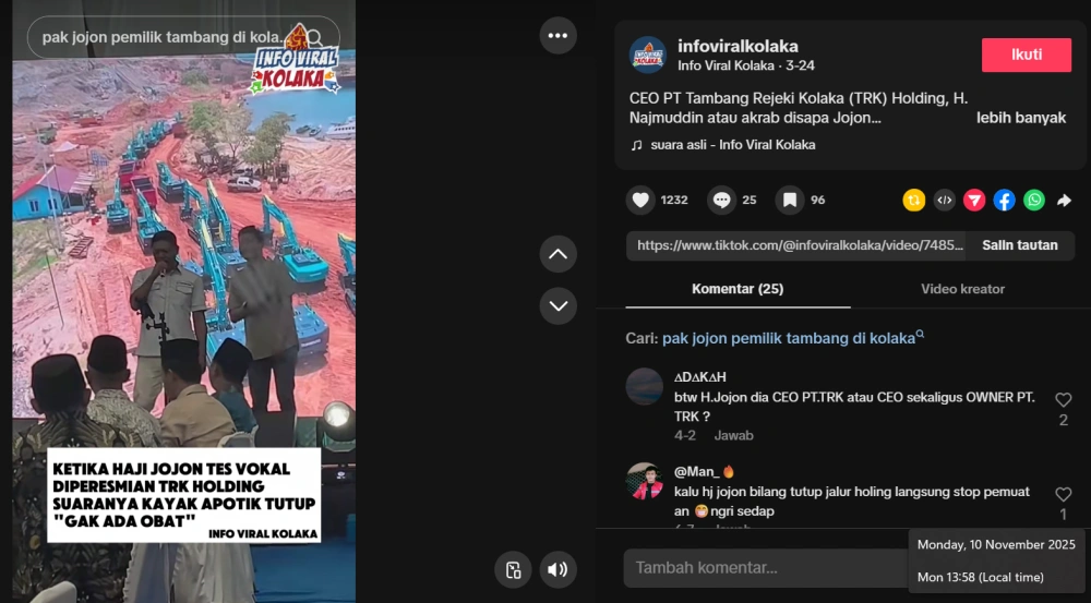 H Najmuddin Meresmikan Pt Tambang Rejeki Kolaka Cc Tiktok