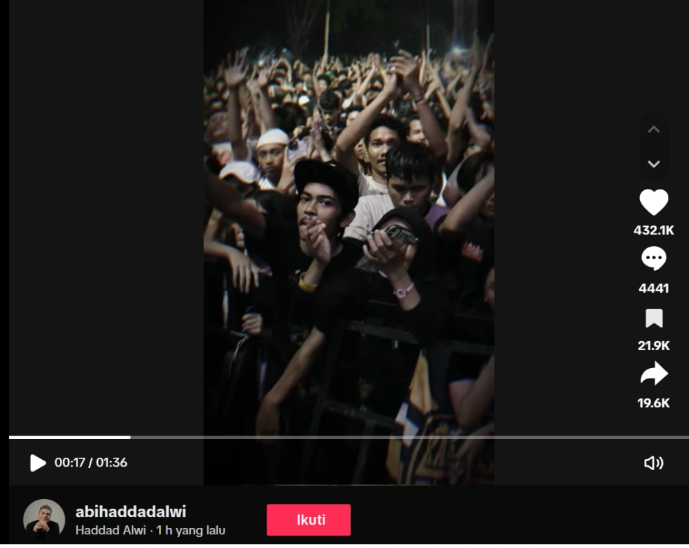 Haddad Alwi Ajak Anak Punk Dan Bertato Shalawat (Tiktok)