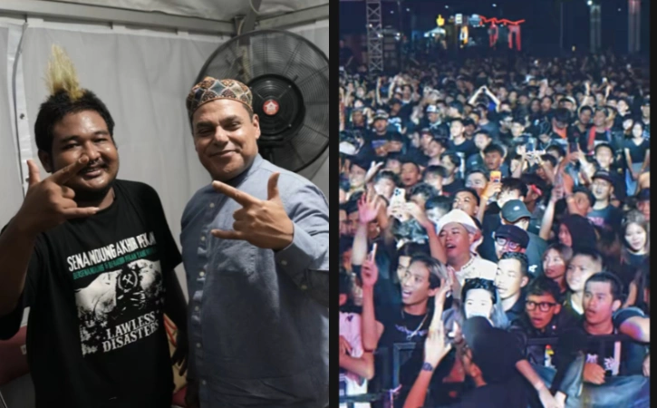 Haddad Alwi Ajak Anak Punk dan Penonton Bertato Bershalawat