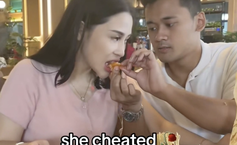 Hariyo Ardhito dan Cindy Rizap. [TikTok]