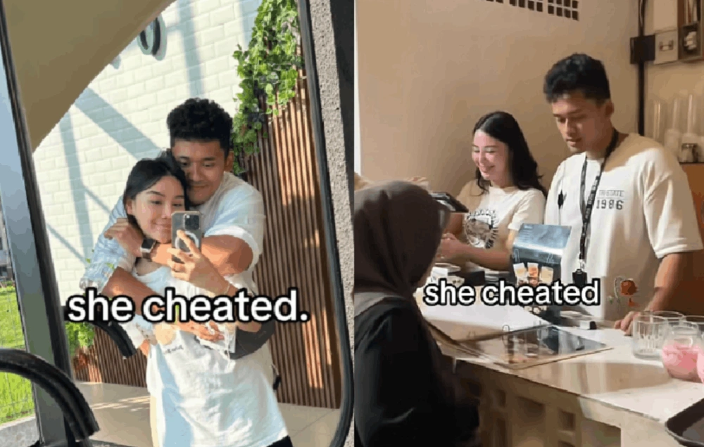 Hariyo Ardhito dan Cindy Rizap. [TikTok]