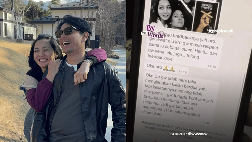 Hesti Dan Suami Di Teror [Sumber: Tiktok]