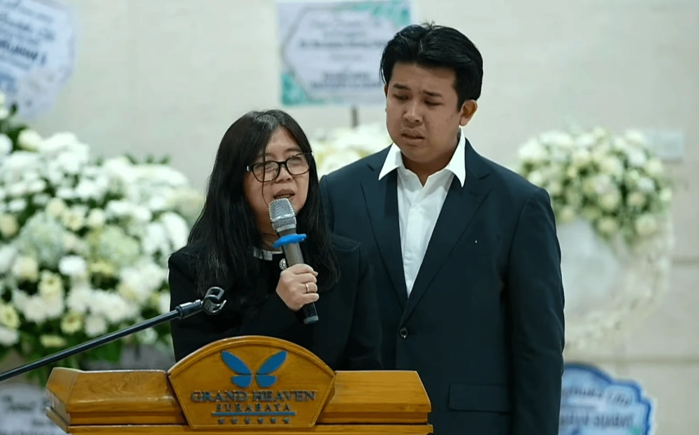 Ibadah Penghiburan Papa Jerome Polin Marojahan Sijabat. [YouTube]