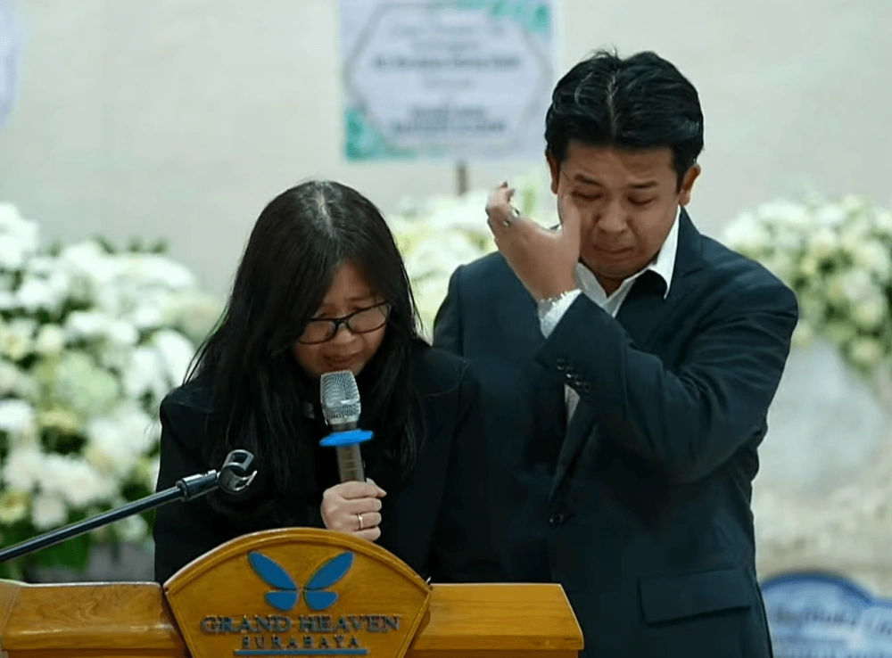 Ibadah Penghiburan Papa Jerome Polin Marojahan Sijabat. [YouTube]