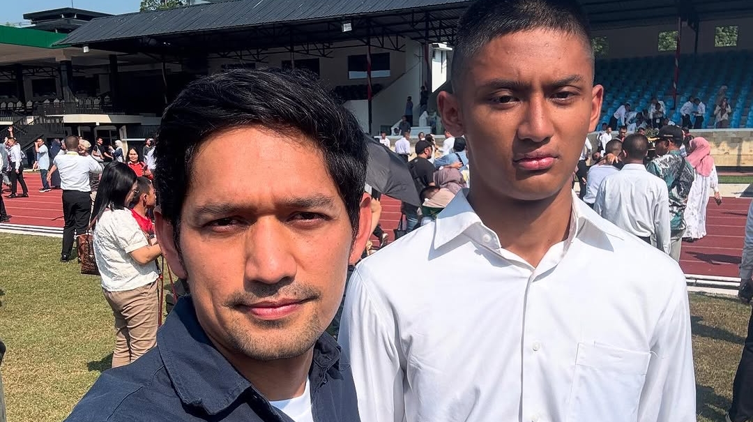 Momen Haru Ibnu Jamil Peluk Putranya yang Lulus jadi Taruna Akmil 2025