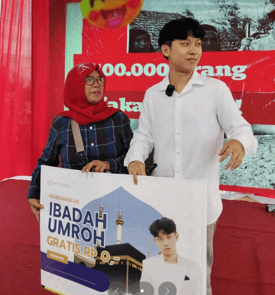 Ibu asal Bengkulu tagih hadiah umroh dari Willie Salim. [TikTok]