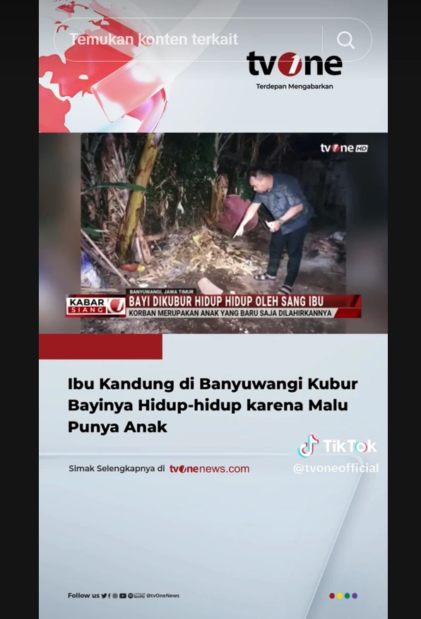 Ibu Di Banyuwangi Kubur Bayinya Hidup Hidup Cc Instagram