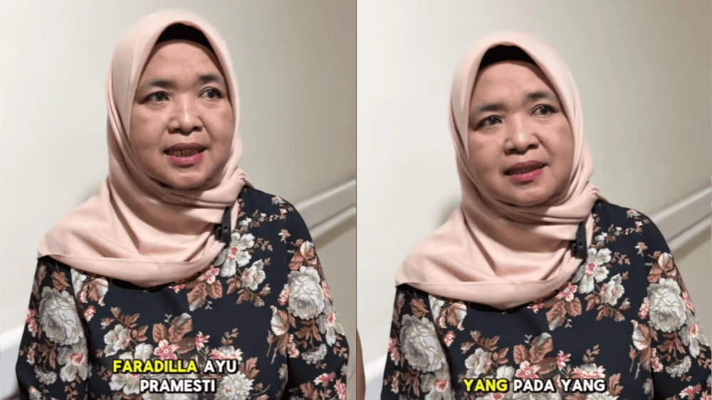 Ibunda Fara Mahasiswi Uin Riau [Sumber: Tiktok]