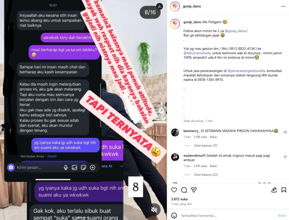 Ibunda Virgoun Tanggapi Isu Perselingkuhan Inara Rusli Instagram Gosip Danu