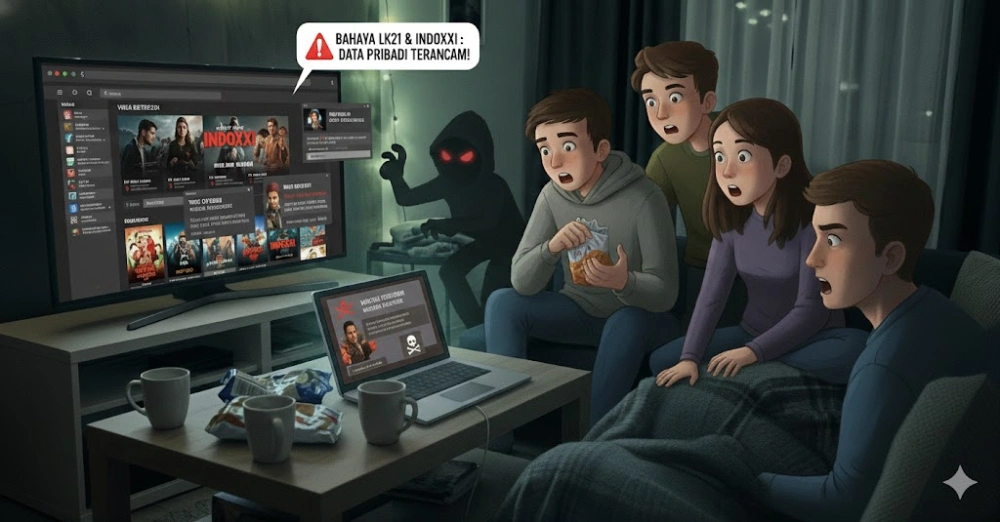 Ilustrasi Bahaya Nonton Lk21.