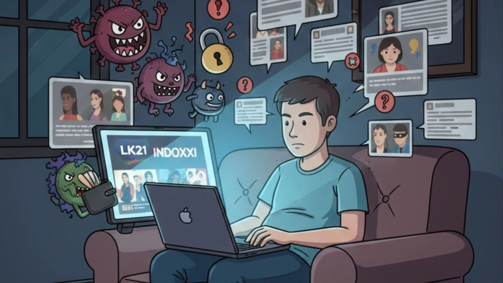 Ilustrasi Lk21 dan Indoxxi.