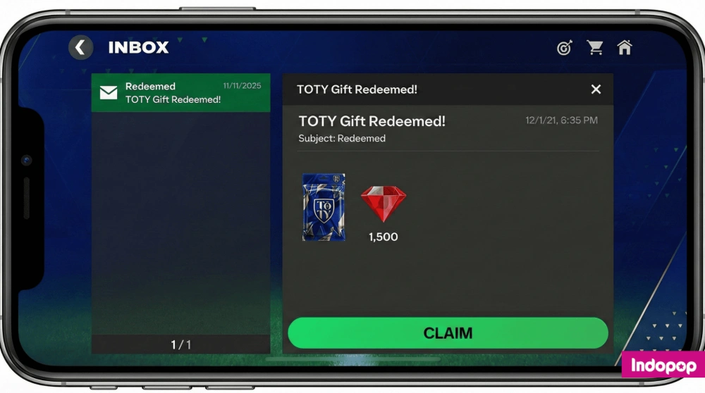 Ilustrasi Mail Box Item Fc Mobile [Sumber: Indopop]