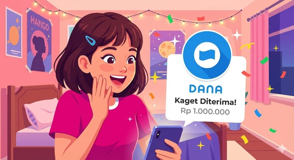 Ilustrasi Mendapatkan Dana Kaget 7
