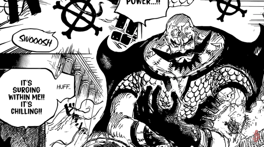 Ilustrasi Panel Manga One Piece 1168 [Sumber: Youtube]