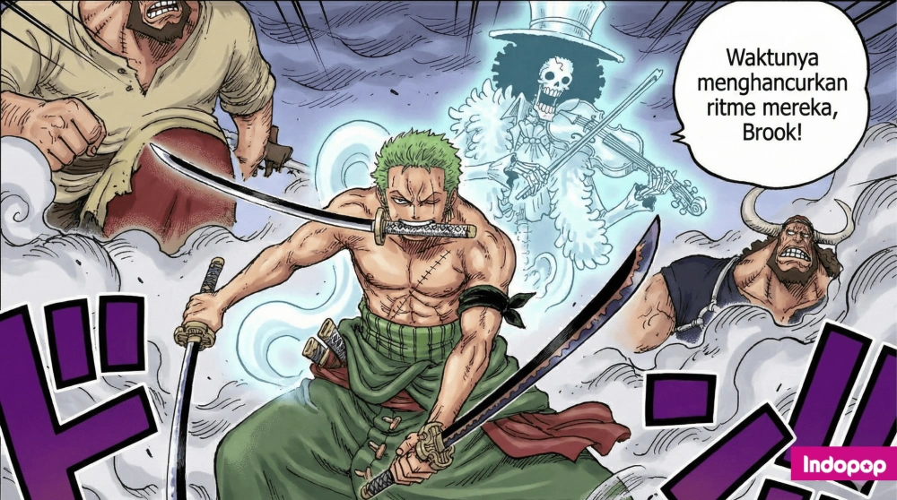 Ilustrasi Panel Manga One Piece Chapter 1173 [Sumber: Indopop]