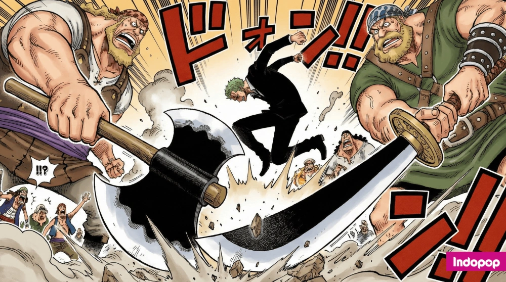 Ilustrasi Panel Manga One Piece Chapter 1173 [Sumber: Indopop]