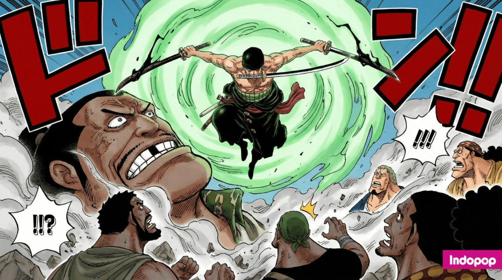 Ilustrasi Panel Manga One Piece Chapter 1173 [Sumber: Indopop]