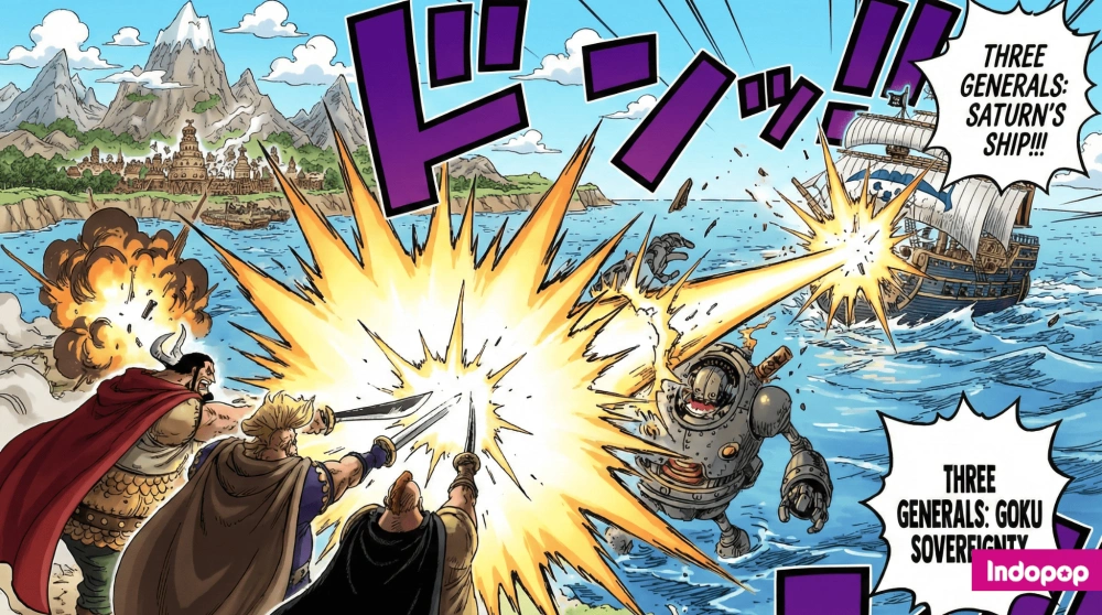 Ilustrasi Panel Manga One Piece Chapter 1173 [Sumber: Indopop]